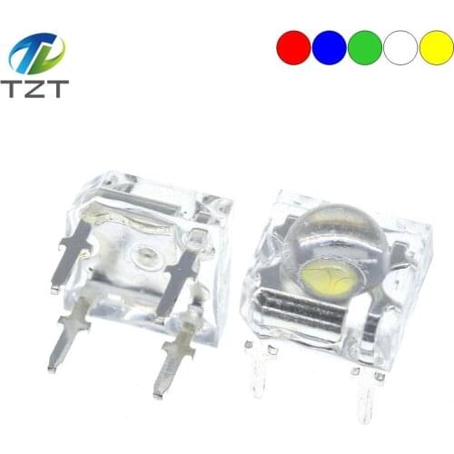 10Pcs 5mm F5 Piranha LED White Red Green Amber Clear 5mm LED Diode Light-Emitting-Diodes 4-pins Piranha LED Diodos Brightness