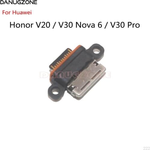 10PCS/Lot For Huawei Honor V20 V30 Nova 6 / V30 Pro USB Charging Dock Charge Socket Port Jack Plug Connector