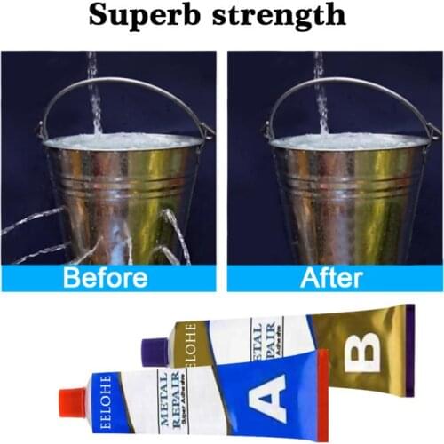 A: B = 1: 1 Metal Repair Glue Super Glue Iron Steel Car Radiator Water Tank Special Leakage Plugging Welding Repair Glue Tslm1
