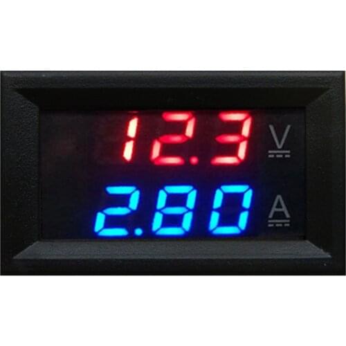Led Digital Voltmeter Ammeter Us Dc 100V 10/50 / 100A Voltmeter Ammeter Led Dual Digital Volt Amp Meter Gauge