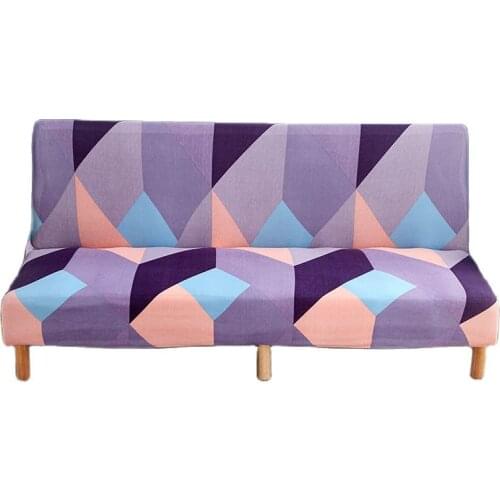 Folding Sofa Bed Cover Sofa Non-armrest Elastic Sofa Cover Anti-skid Universal Elastic All-inclusive Couch Cover Sofa Protector