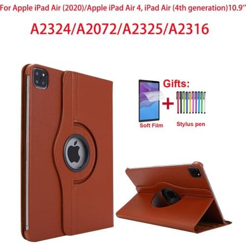 360 Degree Rotating Case For Apple iPad Air 4 (2020) 10.9 inch Tablet Stand Cover For Air 4th generation A2324 A2072 A2325 A2316