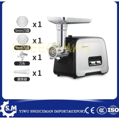 Electric meat grinder stainless steel multi-purpose stirring mince meat filling machine fully automatic commercial enema
