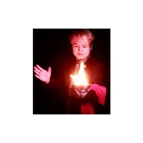 Mini Fire Pan Magic Tricks Production Item Pan Magician Stage Illusions Accessories Gimmick Easy to Carry Object Appearing Magia