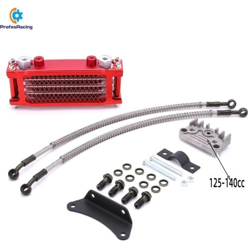 Motor Oil Cooling Cooler Radiator Oil Cooler Set For 50cc 70cc 90cc 110cc 125cc 140cc Dirt Bike Monkey Bike DAX Pocket Bike ATV