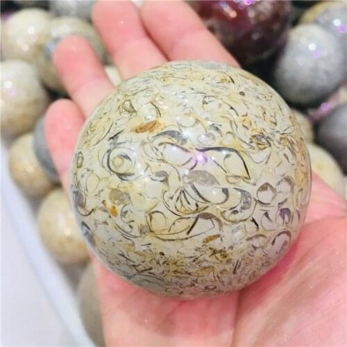 Natural rare stone quartz crystal ball home decoration natural stone cutting and polishing 1pc
