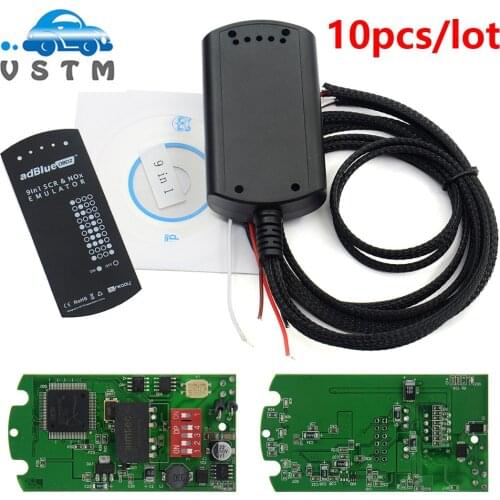 2021 10PCS/LOT New Truck Adblue ADBLUE Emulator 8 in 1 with Nox Sensor Adblue Emulator 8in1 9in1 Truck Diagnostic Tool