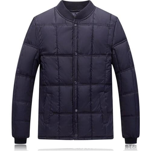 New Style Mens Cotton-padded Clothes Liner Middle-aged Daddy Clothes Thick down Cotton Cotton-padded