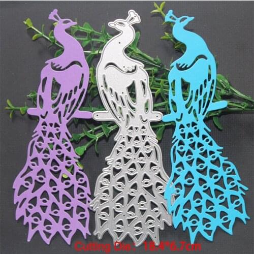New Dies 2020 Amazing Peacock Metal Cutting Dies diy Dies photo album cutting dies Scrapbooking Stencil Die Cuts Card Making
