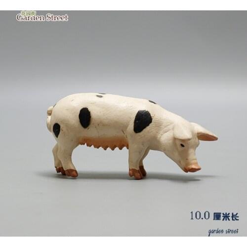 Pvc figure model toy Farm animal sow pig model
