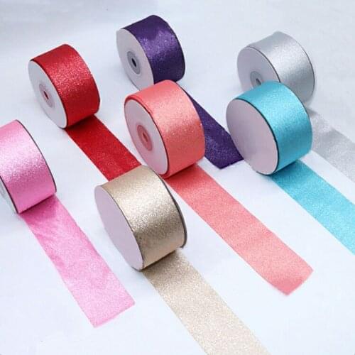 Size 25 DIY silver weft belt gold weft belt hair ornament gift box flower packaging clothing Hanfu packaging 38mm hair ornament