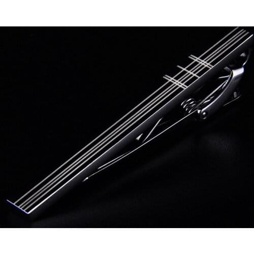 SPARTA Simple lines gun-black electroplating tie clip mens tie clips + free shipping !!! High quality metal tie clips