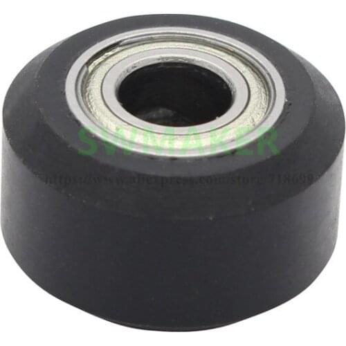 SWMAKER 5pcs 3D printer accessories Plastic wheel with ball Bearings Passive Round Idler Pulley Gear perlin wheel For openbuilds