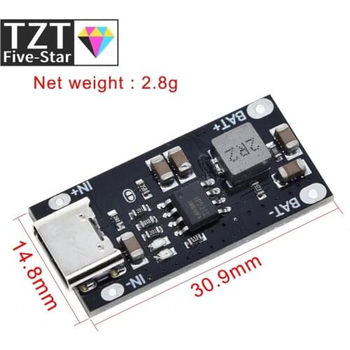 Type-C USB Input High Current 3A Polymer Ternary Lithium Battery Quick Fast Charging Board IP2312 CC/CV Mode 5V To 4.2V