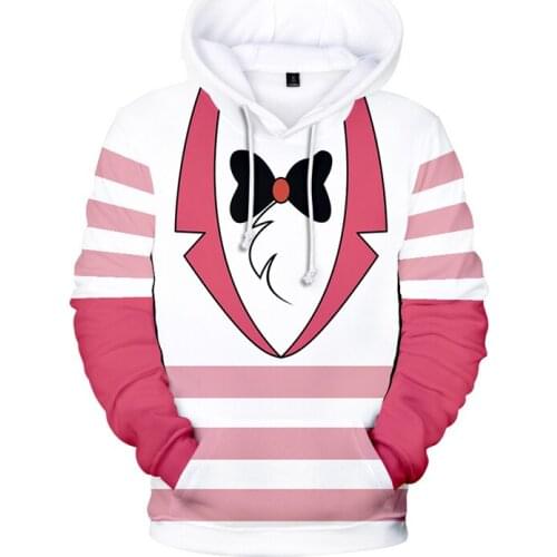 Anime Hazbin Cosplay 3D Print Hoodies Sweatshirts Hotel Men Harajuku Hooded Coat Charlie Alastor Pullover Tops Women Clothing
