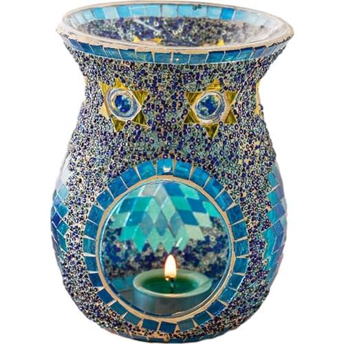 Turkish Aromatherapy Table Aroma Lamps Vintage Home Dining Table Decor Coffee Shop Bar Counter Table Decoration