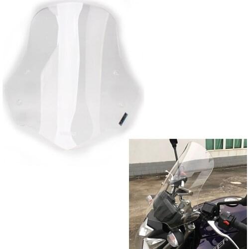 Motorcycle High Quality ABS Front Windshield Windscreen Wind Deflectors Clear for FAZER YS250 40CM