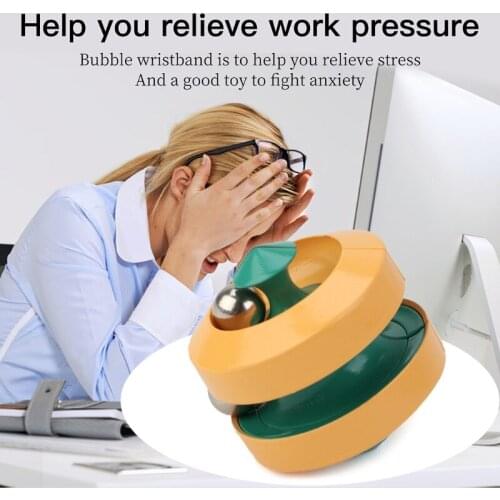 1PC Kid’s Party Favor Set Rotated Fidget Spinner Orbiting Ring Cube for Adults Pressure Relief Anxiety Gyro Spinner Toy