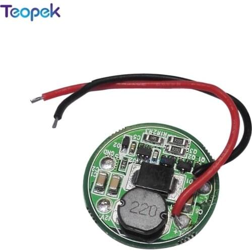 2pcs XHP50 One Mode Led Driver Input DC12V~24V 2-2.5A Lighting Transformers For Cree XHP-50 Flashlight Torch Led Light