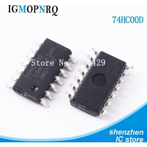 20PCS 74HC00D SOP14 74HC00 SN74HC00DR SN74HC00 Logic gate Quad 2-Input New