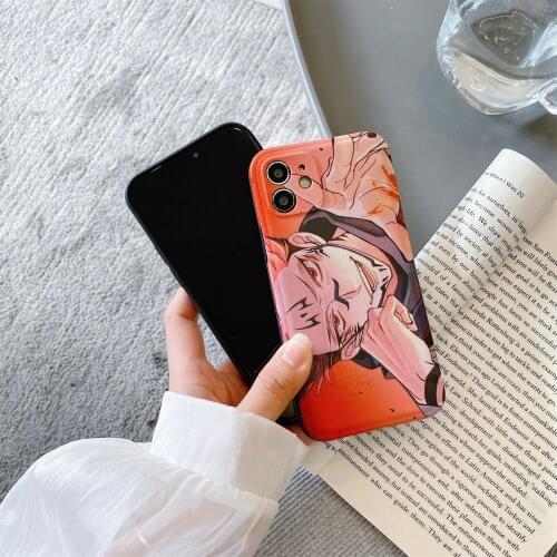 Jujutsu Kaisen Itadori Yuji Phone Case Cover for Iphone 12 Pro Max X XR XS MAX 6 7 8 Plus 11 Pro Max