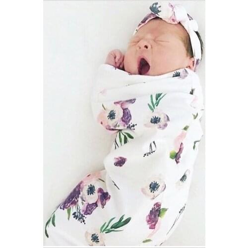 Baby Blankets Swaddled Newborn Photography Accessories Soft Swaddle Wrap Organic Cotton Sleep Bag Sleepsack