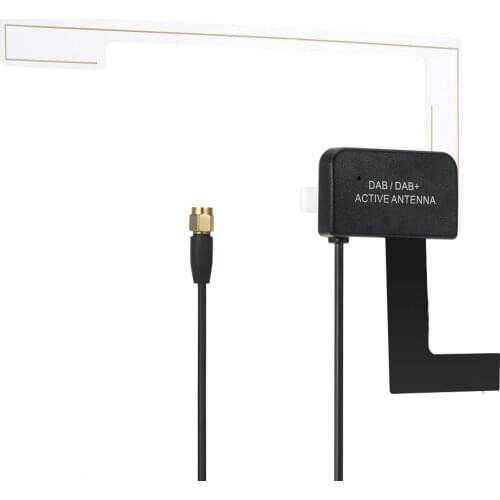 KKmoon Car Radio Antenna Digital DAB DAB+ Active Antenna SMA Connector Universal