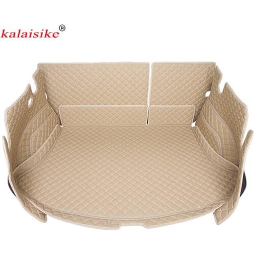 Kalaisike Custom car trunk mats for Renault all models Captur Koleos Kadjar auto accessories car styling