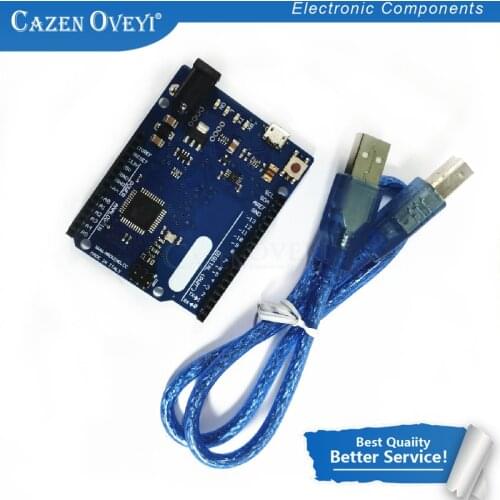 Leonardo Atmega32u4 R3 Microcontrollore Scheda di Sviluppo con Il Cavo Usb Compatibile per For Arduino Fai da Te Starter Kit