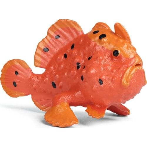 Lophius Litulon Animal Figure Collectible Toys Sea Animal Cognition Action Figures Kids Plastic Model Toys