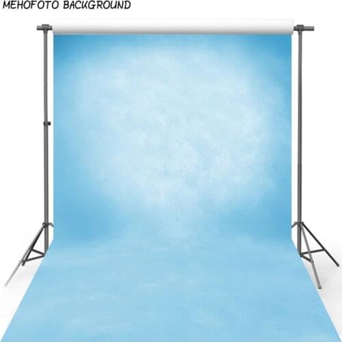 MEHOFOTO Thin Vinyl Photography Background Computer Printed Blue Pure Color texture wall Backgrounds for Photo Studio