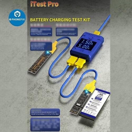 Mechanic iTest Pro Battery Charging & Activation Testing Kit for iPhone and Android Phones Battery Detecting Current and Voltage