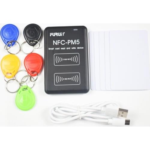 NEW PM5 IC/ID Duplicator 13.56MHZ RFID Reader NFC Full Writer Decoding Function Card Copier