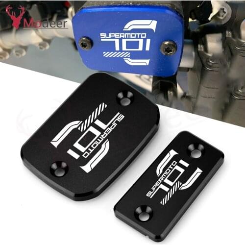 Front Brake Clutch Rear Fluid Reservoir Cover Cap For 701 Supermoto 2016 2017 2018 2019 2020 2021 Motorcycle CNC Accessories