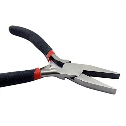 125mm 5" Flat Nose Plires for Jewelry Making Bead Craft Plier Electrics Repair Tool