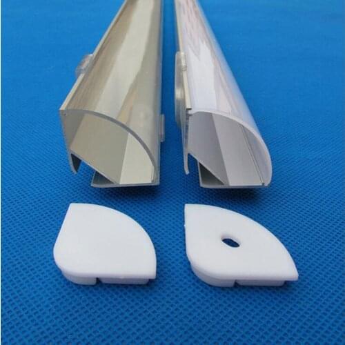 Hanging Surface Mounted Lighting Cover for 20mm Plate LED Rigid Strip Bar Light Lamp Shell 1meter V Shape Lampshades 20pcs