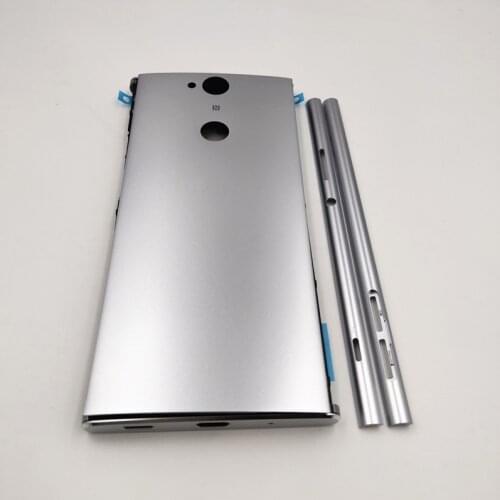 Full Housing Middle Front Frame Bezel Housing For Sony Xperia XA2 Plus With Battery Back Cover + Side Strip Without Side Button