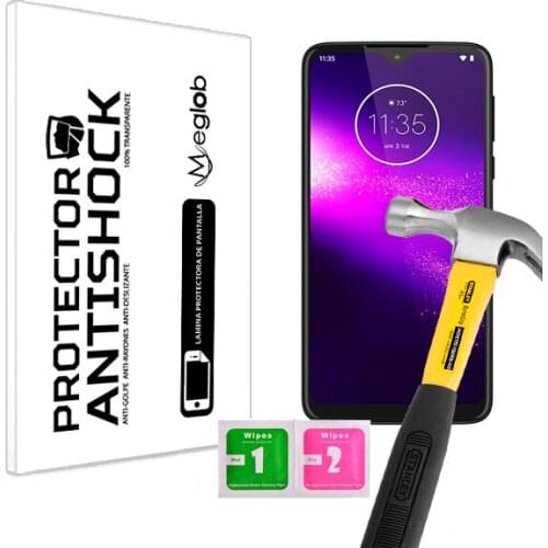 Protector de Pantalla Anti-Shock Anti-Golpe Anti-arañazos Compatible con Motorola One Macro