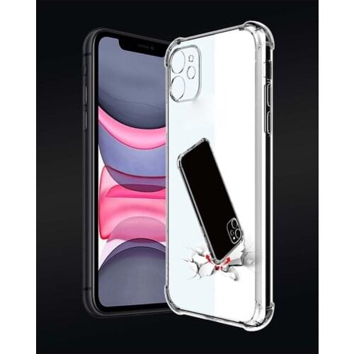 Transparent Phone Case For iPhone 12 Mini 11 Pro Xs Max X Xr Coque Clear Soft TPU Back Cover For iPhone 12Pro Max Fundas Shell