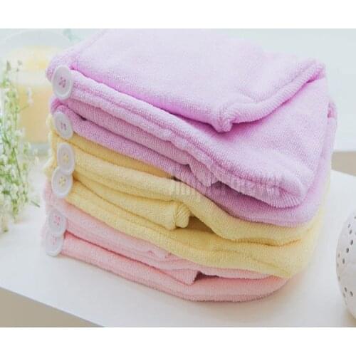 300pcs/lot Microfiber Magic Hair Dry Drying Turban Wrap Towel/Hat/Cap Quick Dry Dryer Bath/Make Up Towel