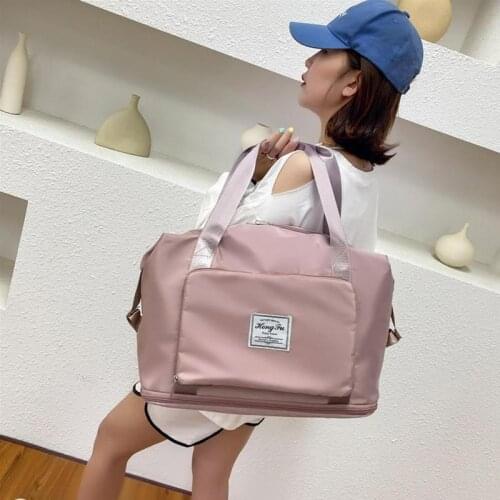 Large Capacity Folding Travel Bag 6 Colors Waterproof Handbag Travel Bags Women Multifunctional Travel Bags Dropshipping