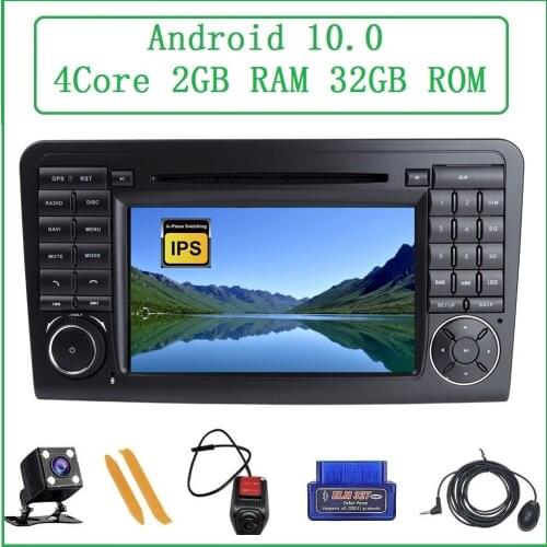 ZLTOOPAI Android10 For Benz GL ML CLASS W164 X164 ML450 ML500 GL320 GL450 Car Player Multimedia Radio GPS Steering Wheel Control