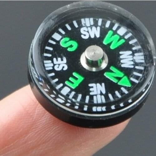 12 Pcs/Set 20mm Small Mini Compasses for Camping Hiking Traveling WHShopping