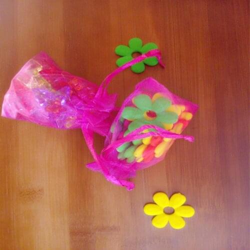 200pcs 13*18cm Rose Red Organza Gift Bag Jewelry Packaging Display Bags Drawstring Pouch For Bracelet/necklace/wed Mini Yarn Bag