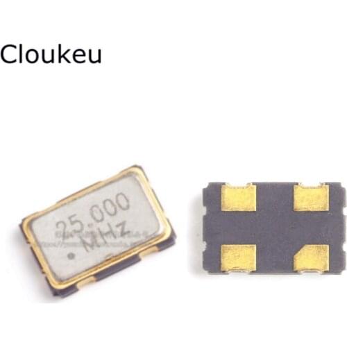5032 25.000MHz 20PPM 3.3V SMT Active Ceramic clock oscillators Resonator (5.0*3.2mm)