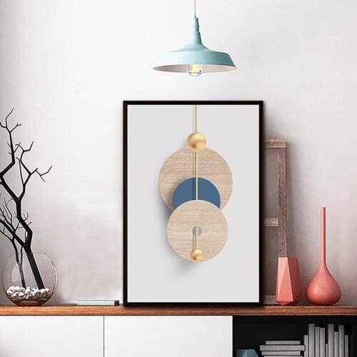 7 Sizes Wall Art Poster Abstract Oil Picture Geometric Canvas Painting Wall Decor Living Room Home Decoration