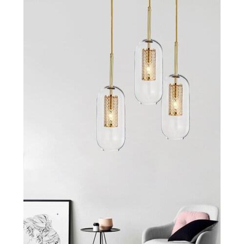 Hanging lamp deco maison rope LED pendant lights living room deco maison luminaria pendente industrial lamp