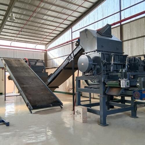 Waste Tire Rubber Recycling Tire Recycle Plant Tire Primary Shredder Tire Rubber Granulator