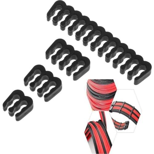 PP Cable Comb/Clamp/Clip/Organizer/Dresser for 2.5-3.2mm PC Power Cables Wiring 4/6/8/24 Pin Computer Cable Manager