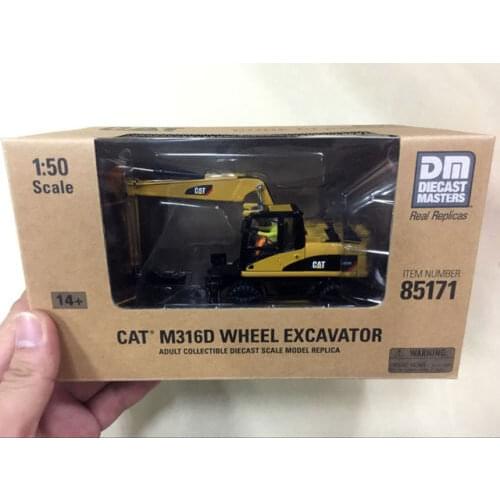 Caterpillar Cat M316D Wheel Excavator 1/50 MODEL BY DIECAST MASTERS #85171